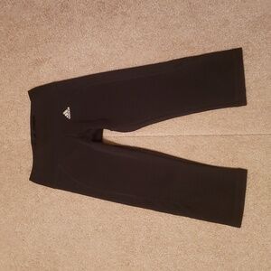 Adidas Girl's Black Leggings